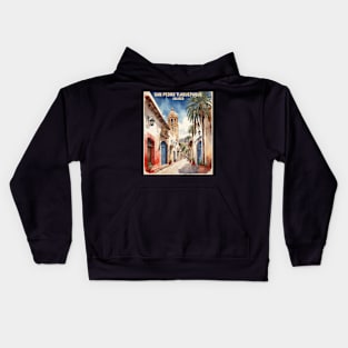 San Pedro Tlaquepaque Jalisco Mexico Vintage Tourism Travel Kids Hoodie